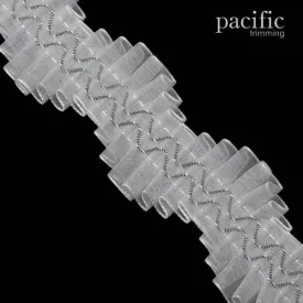 1" Double Pleated Wave Trim : 280027RF