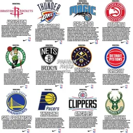 30 Basketball Teams Streetwear Designs Bundle PNG   PSD