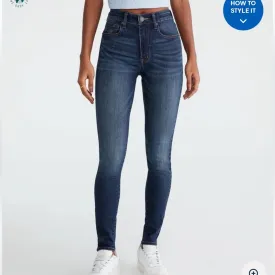 Aeropostale Lola Jeggings Women's Blue Jeans