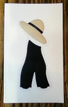 Amish Boy Quilted Card