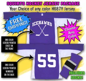 Athletic Knit Squirts Hockey Jersey Package
