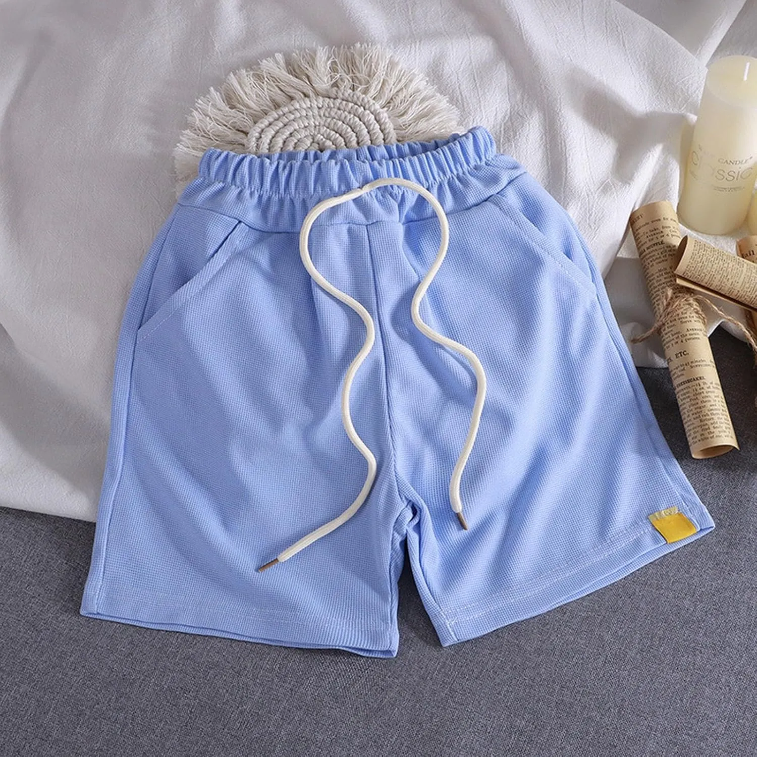 Athletic Running Shorts for Boys Casual Pull on Jogger Short Pants with Pockets Toddler Summer Active Short