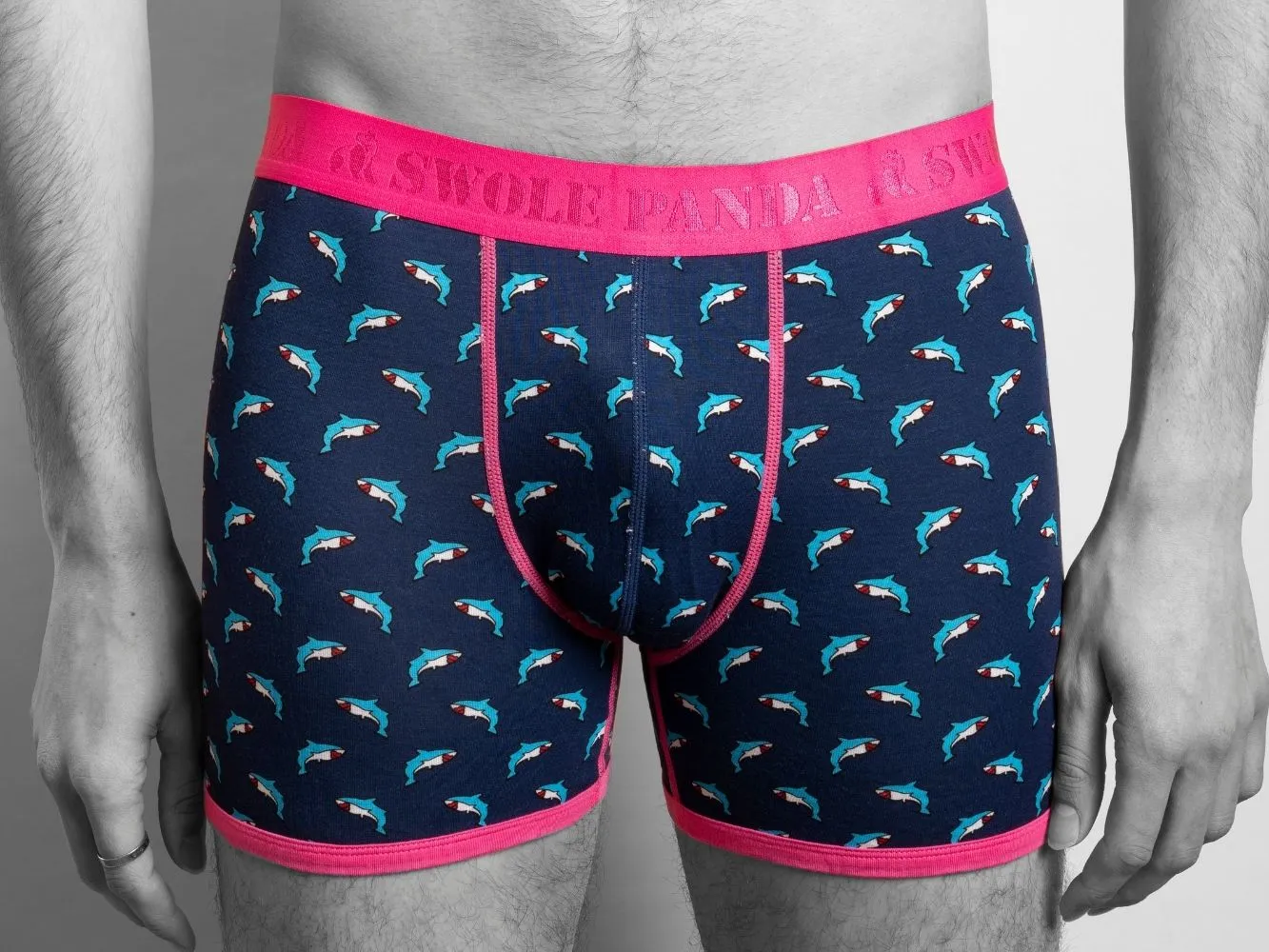 Bamboo Boxers 2 Pack - Penguins & Sharks