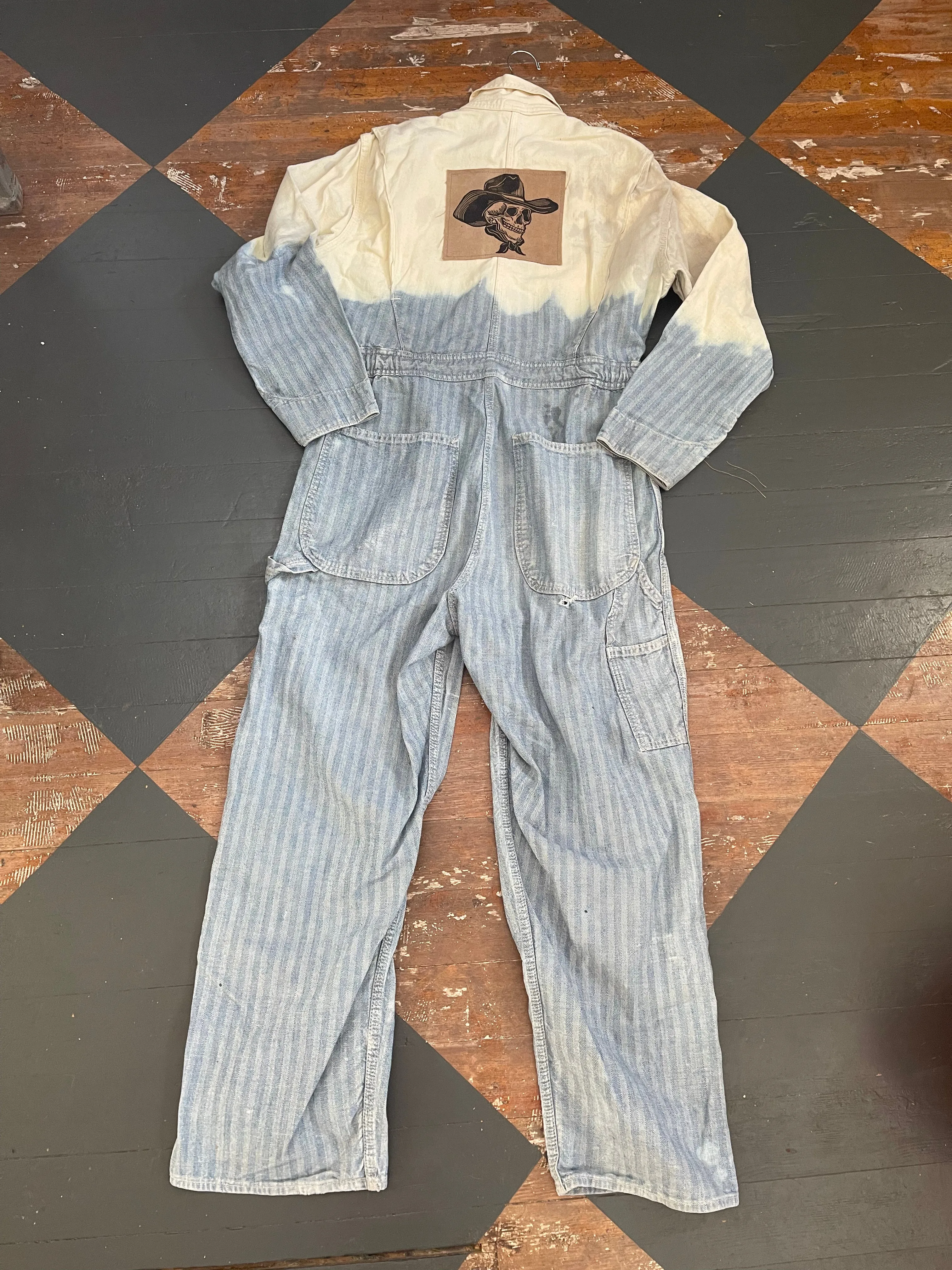 BIG MAC COWBOY SKULL COVERALLS - L