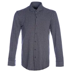 BOSS Jason Shirt in Navy Geo Print