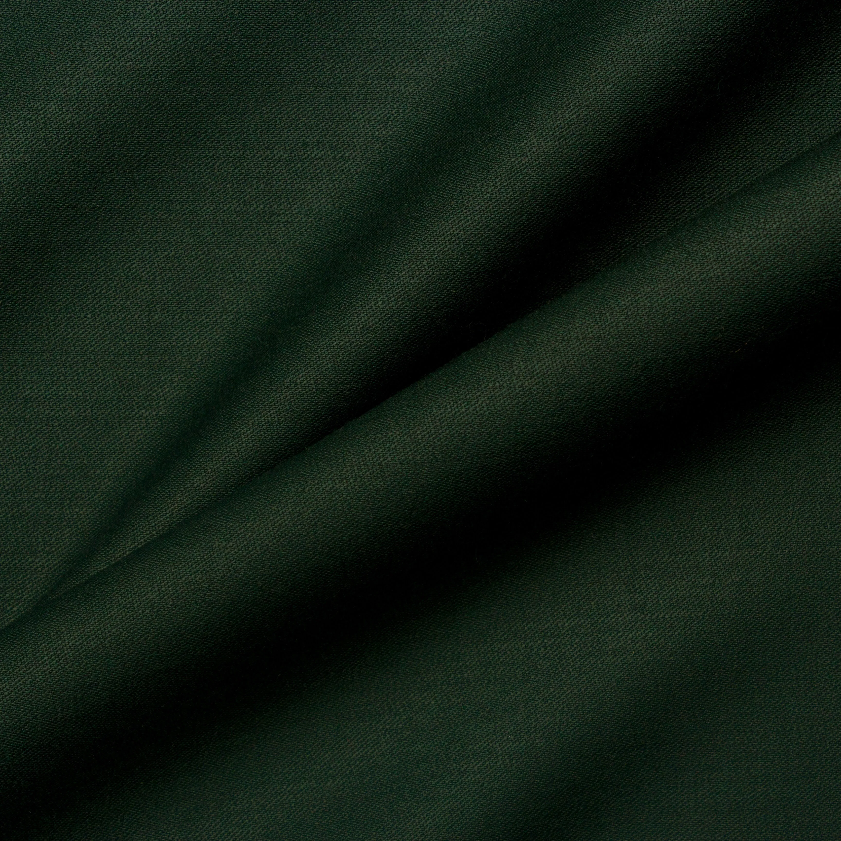 Bottle Green Stretch Wool Gaberdine