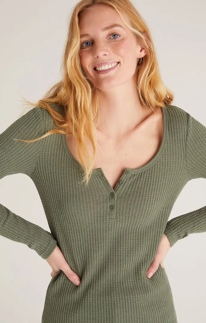Cait Waffle Top