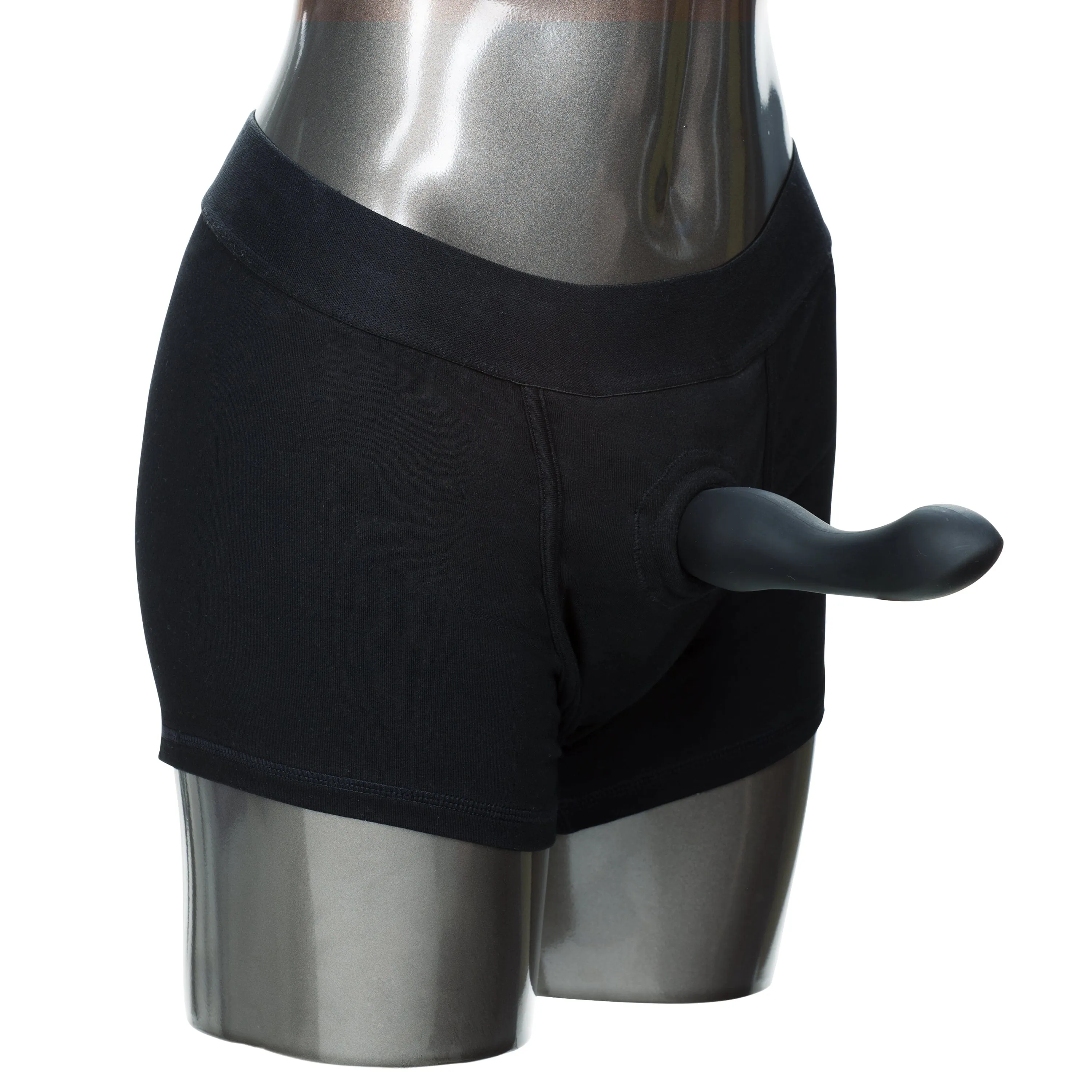 California Exotics - Packer Gear Black Boxer Brief Strap On Harness