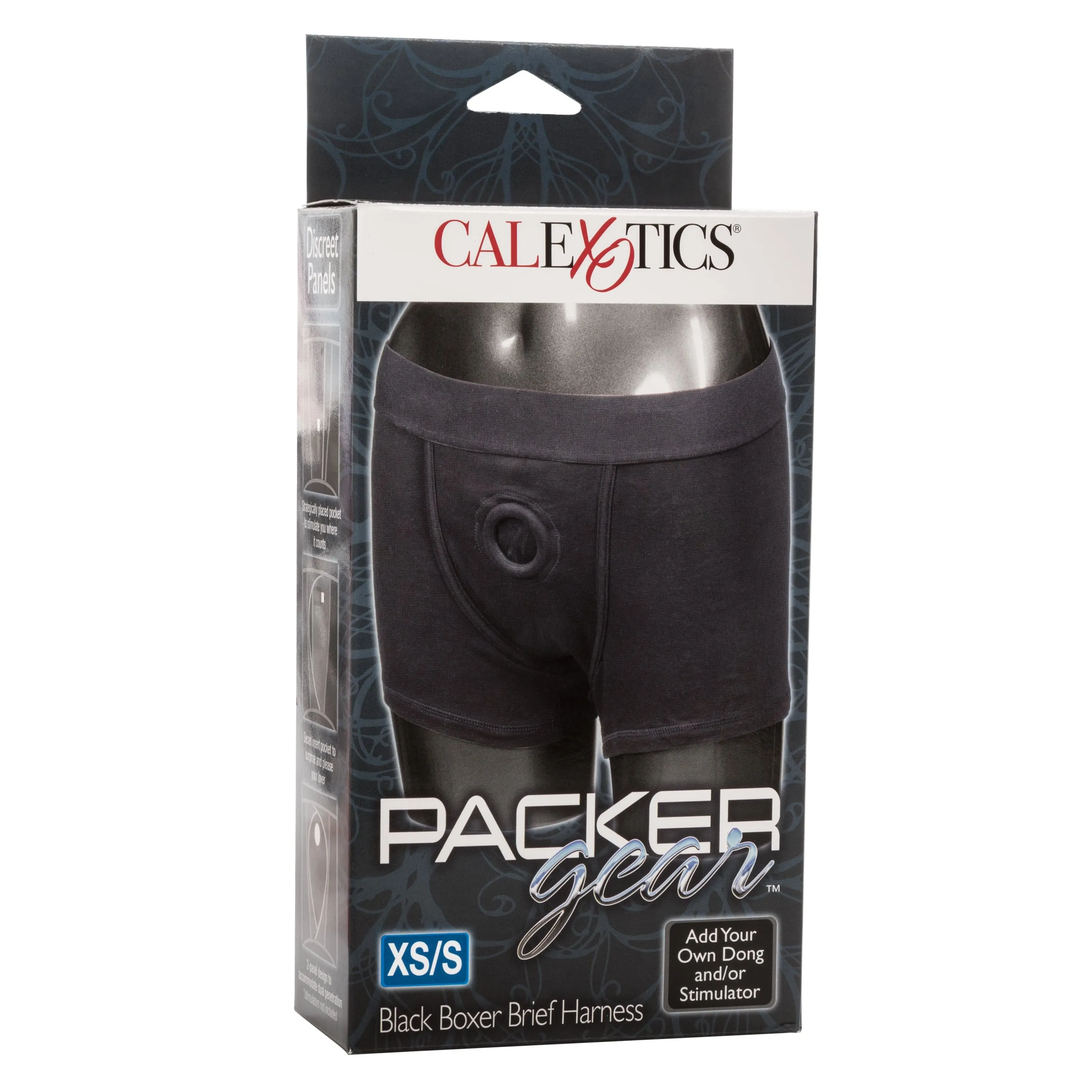 California Exotics - Packer Gear Black Boxer Brief Strap On Harness