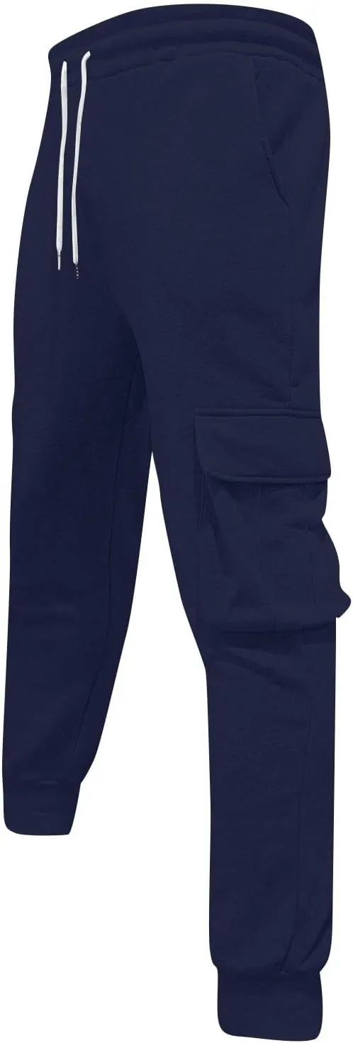 Casual Jogger Pants for Men Breathable Relaxed Fit Chino Outdoor Cargo Pants Workout Slim Fit Twill Jogging Sweatpants
