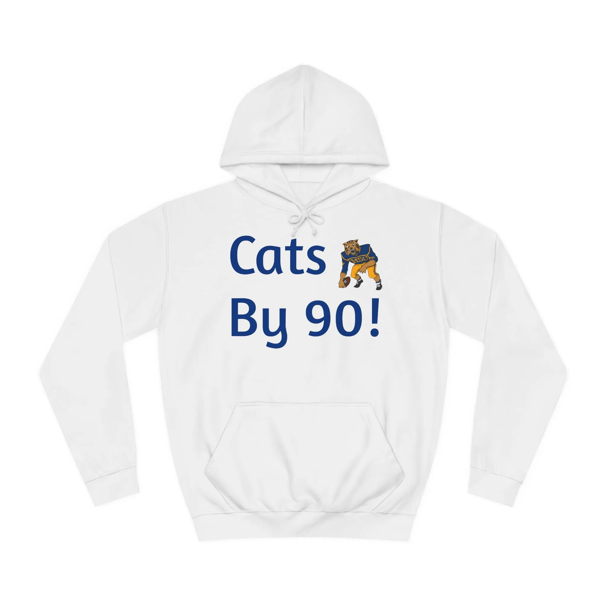 Cats By 90 College Hoodie