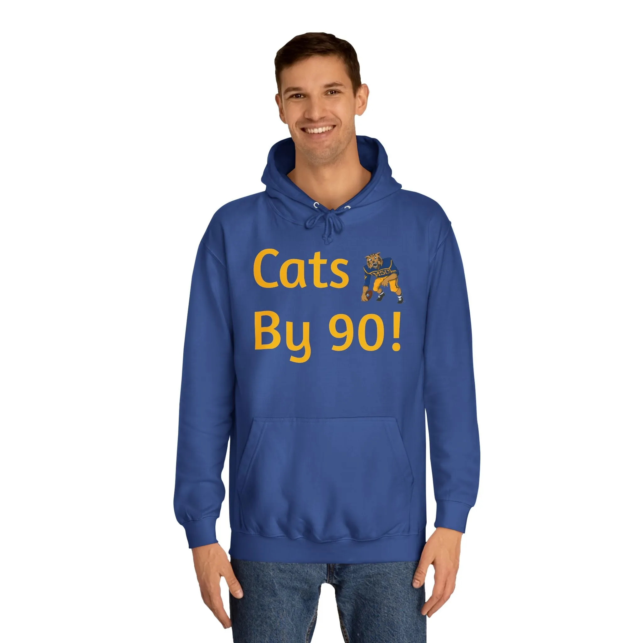Cats By 90 College Hoodie