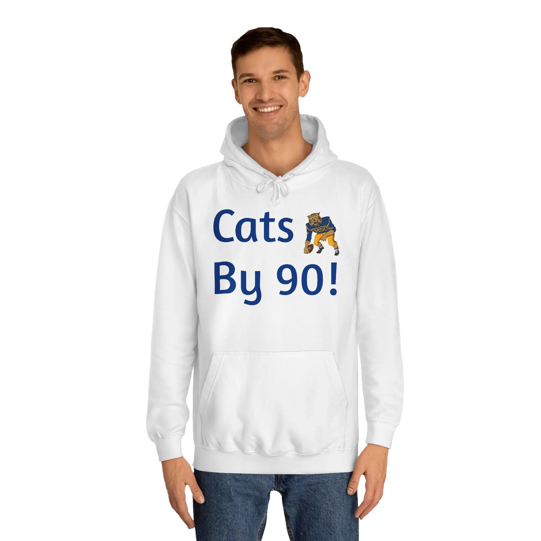 Cats By 90 College Hoodie