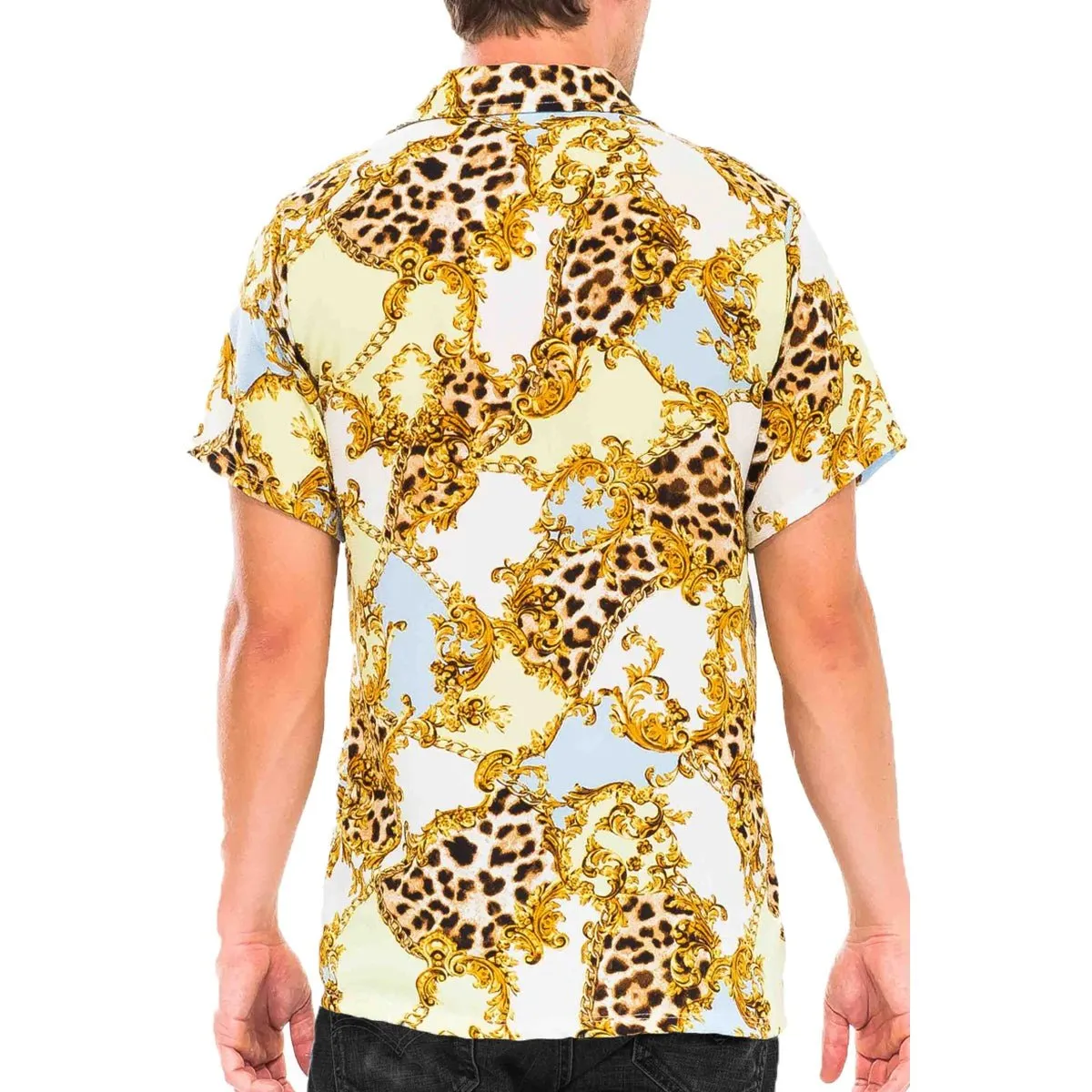 Cheetah Shirt & Denim Shorts