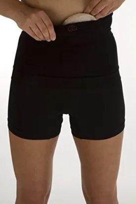 Comfizz Ostomy/Post Surgery Support Waistband Unisex 10" Depth Level 1 Light Support (Black, M/L)