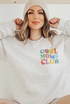 COOL MOMS CLUB GRAPHIC SWEATSHIRT PLUS SIZE