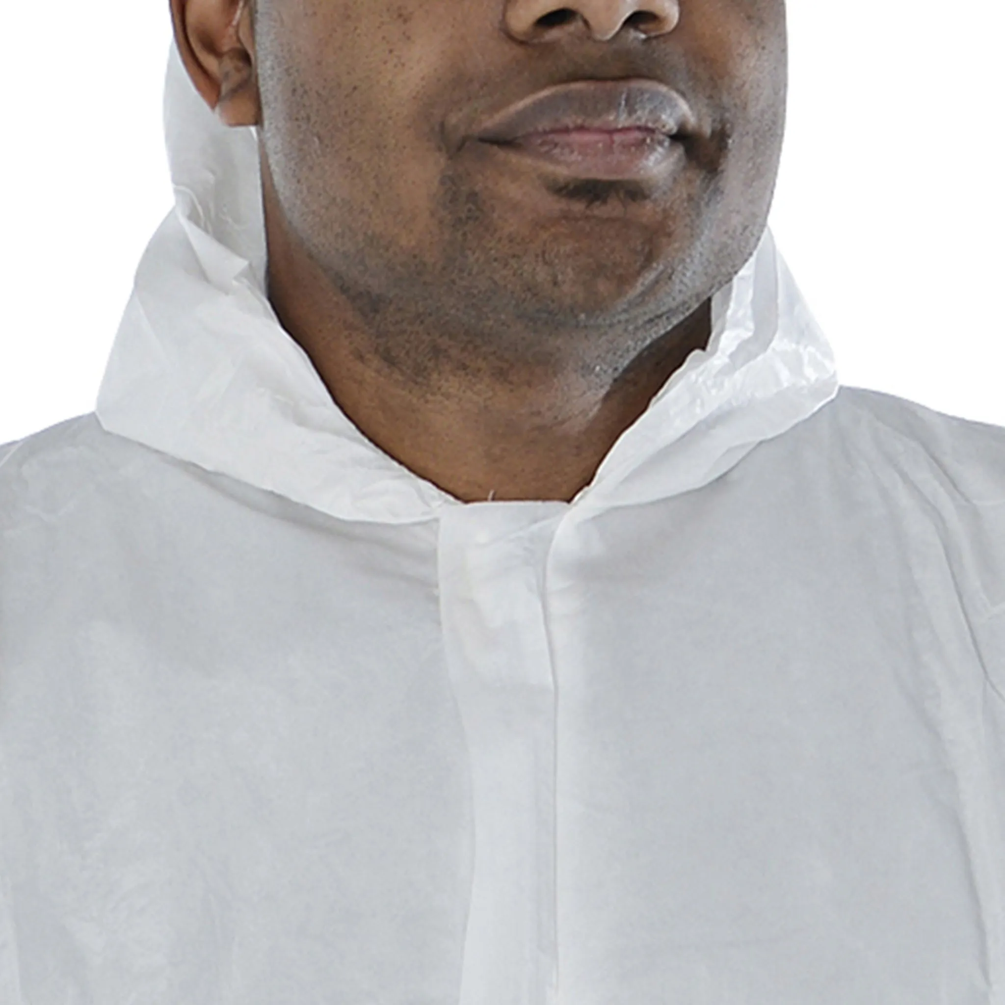 CORDOVA DEFENDER II MP300 Coverall with Hood, White, Case of 25