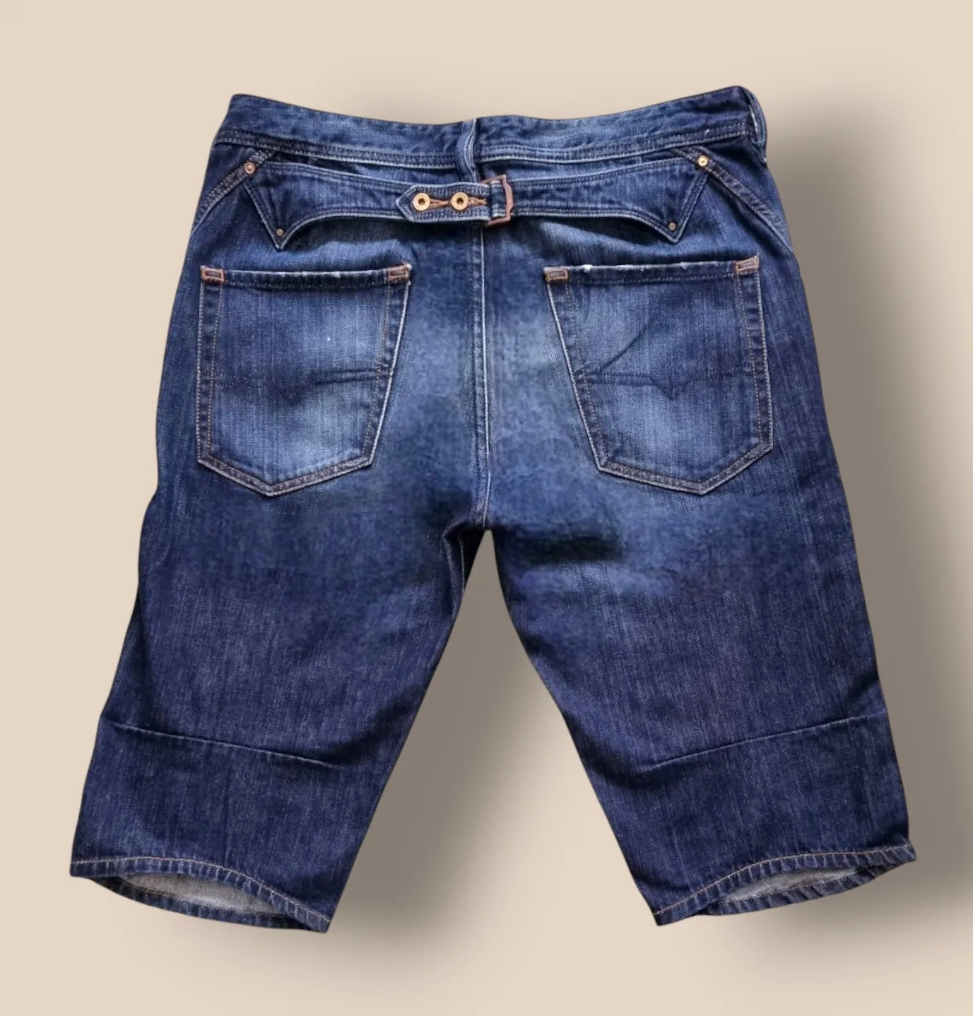 Diesel Men’s Blue Knee Length Casual Denim Shorts Size 31