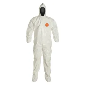 DuPont Tychem 4000 SL122BWH Coverall, White, Case of 12