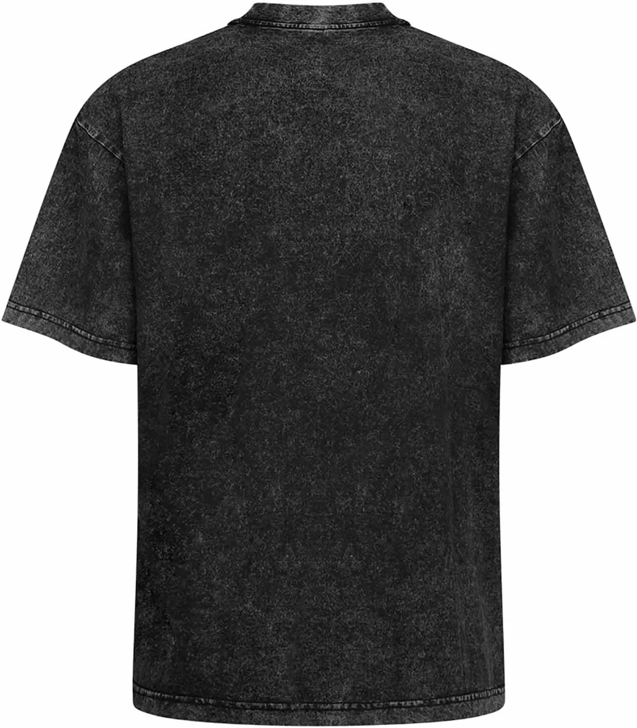 Durable Retro Oversized Cotton T-Shirts Cool Edgy Crew Neck Short Sleeve