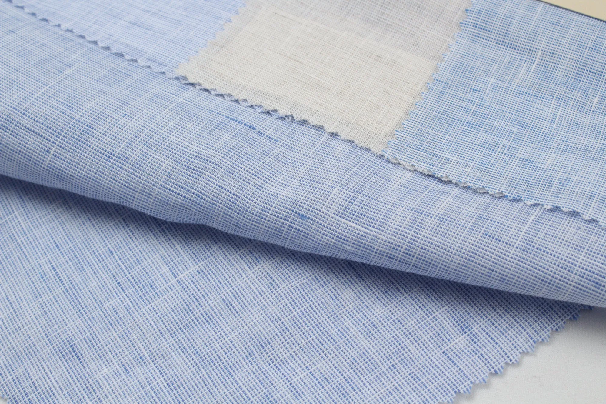 European Flax Linen - Melange Effect - 3 Colors Available