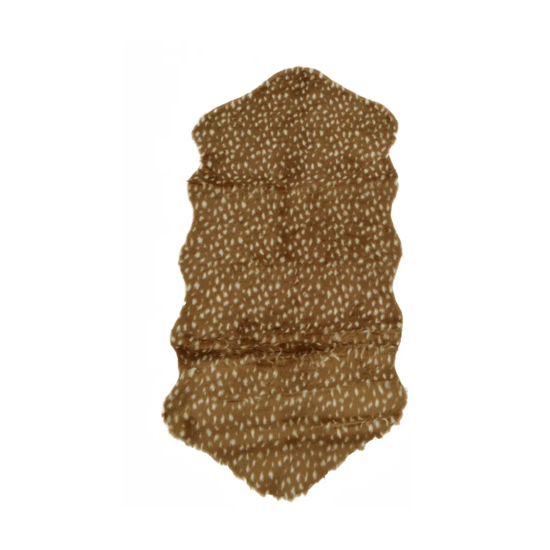 Faux animal fur rug