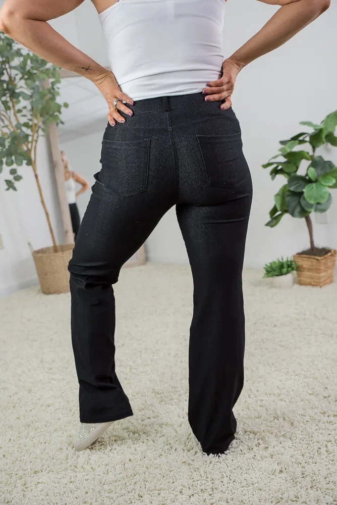 Feeling the Flare Jeggings in Black [Online Exclusive]