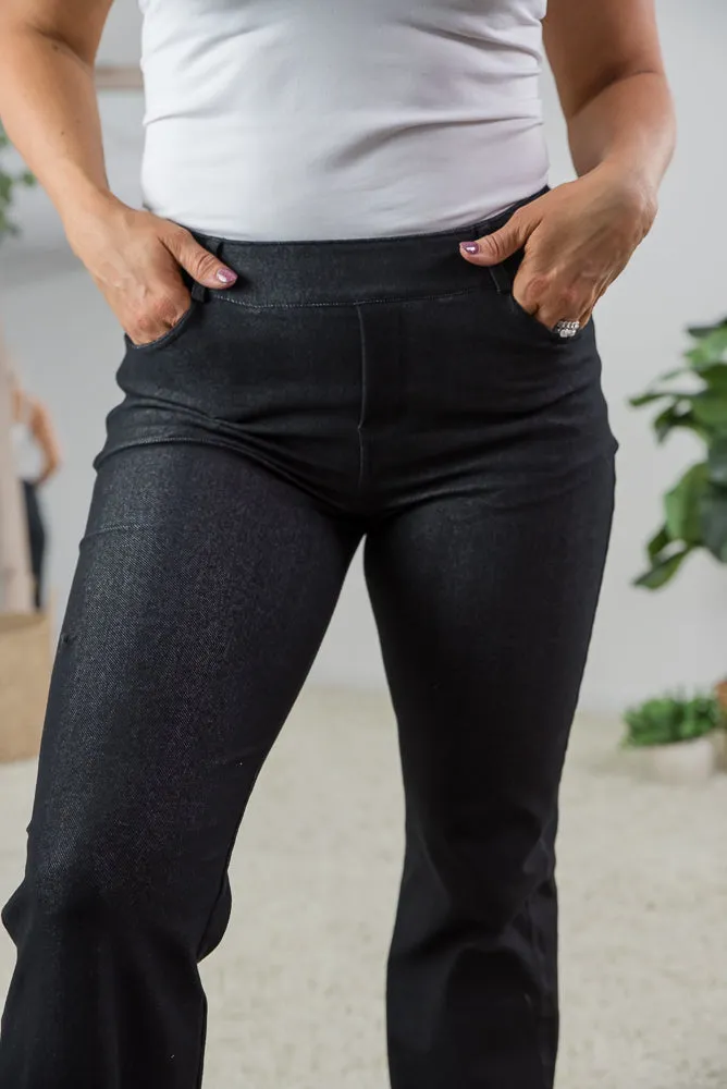 Feeling the Flare Jeggings in Black [Online Exclusive]