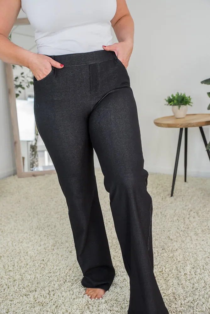 Feeling the Flare Jeggings in Black [Online Exclusive]