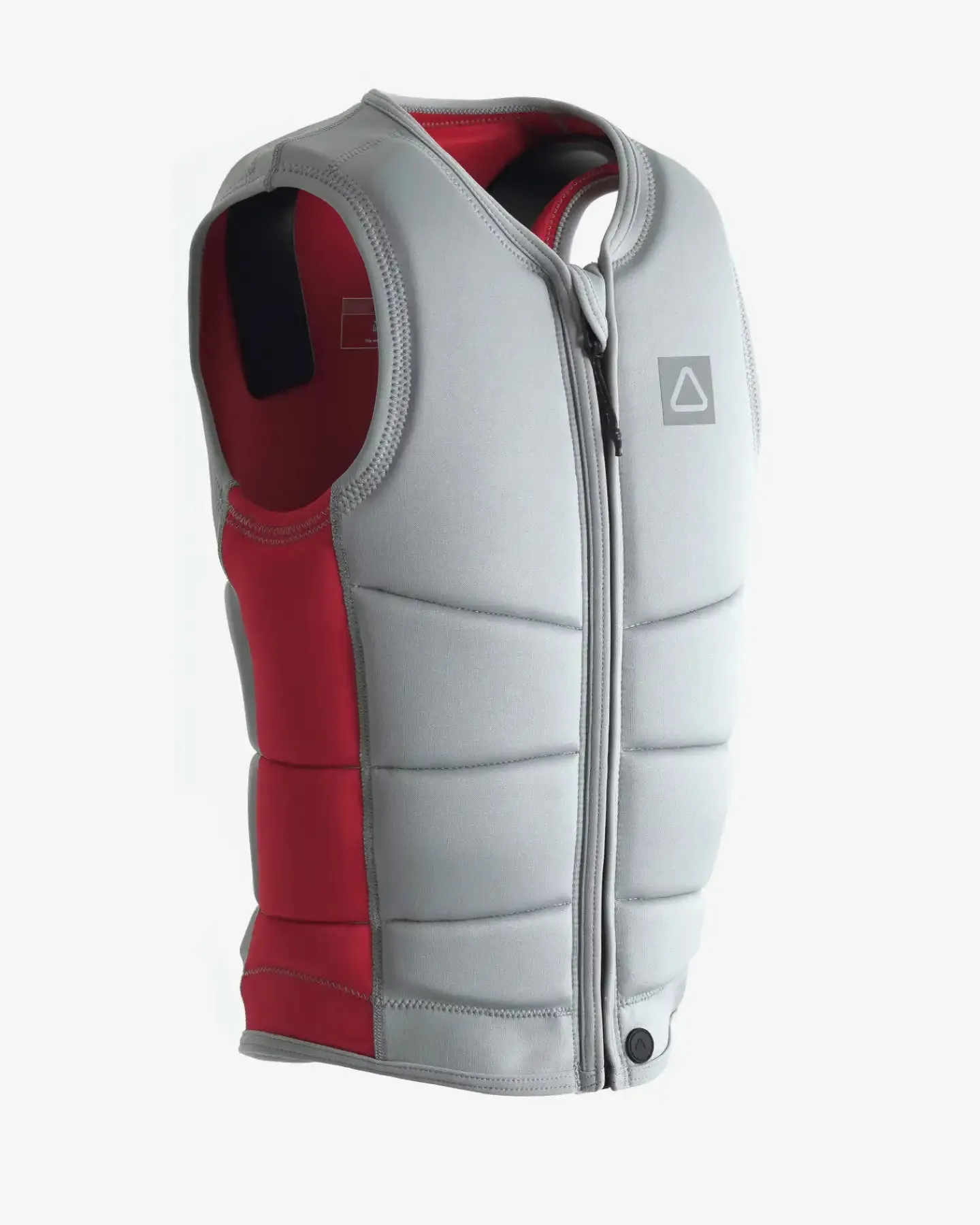 Follow | Corp Impact Vest - Light Grey/Red