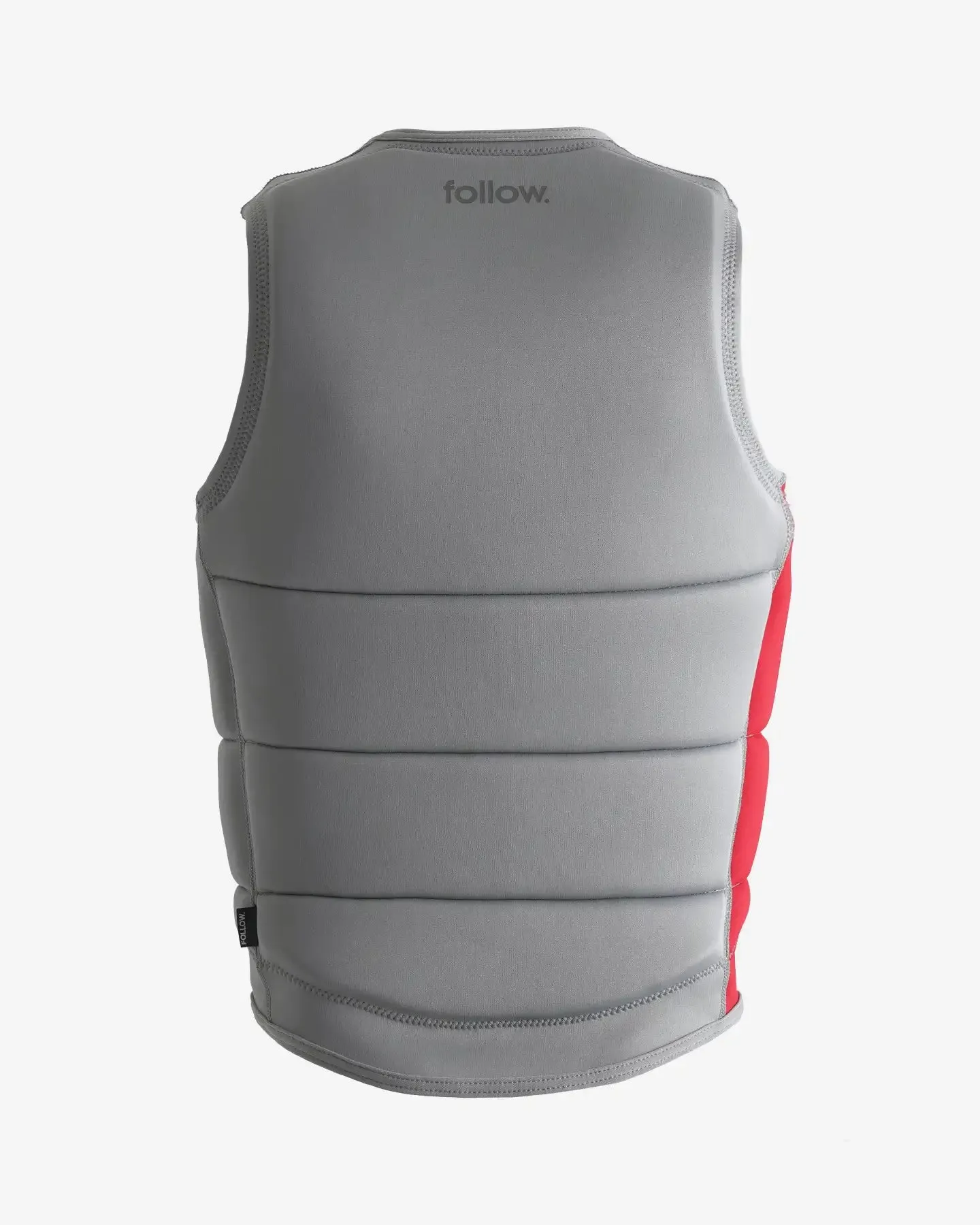 Follow | Corp Impact Vest - Light Grey/Red