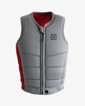 Follow | Corp Impact Vest - Light Grey/Red
