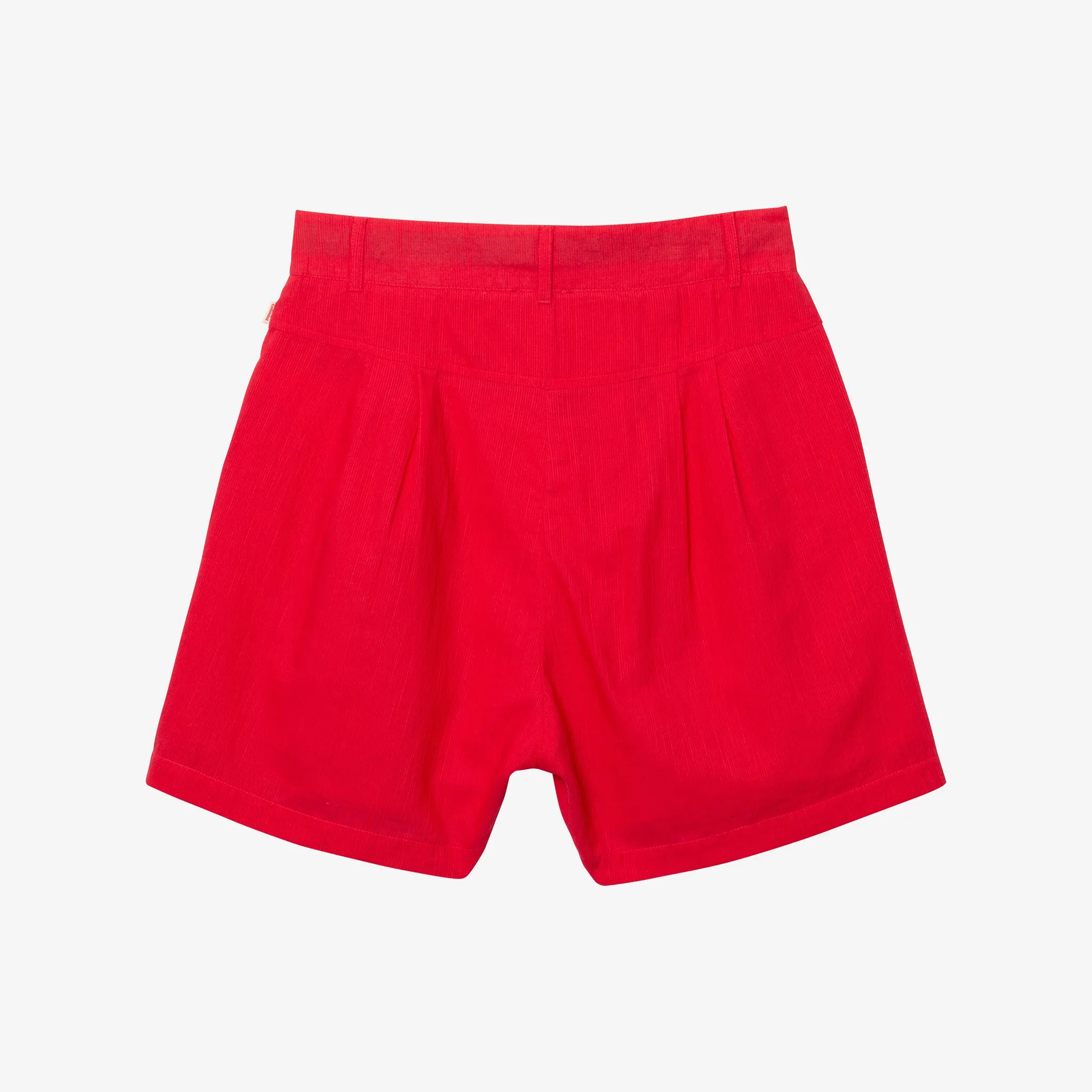 Girls' pink textured shorts