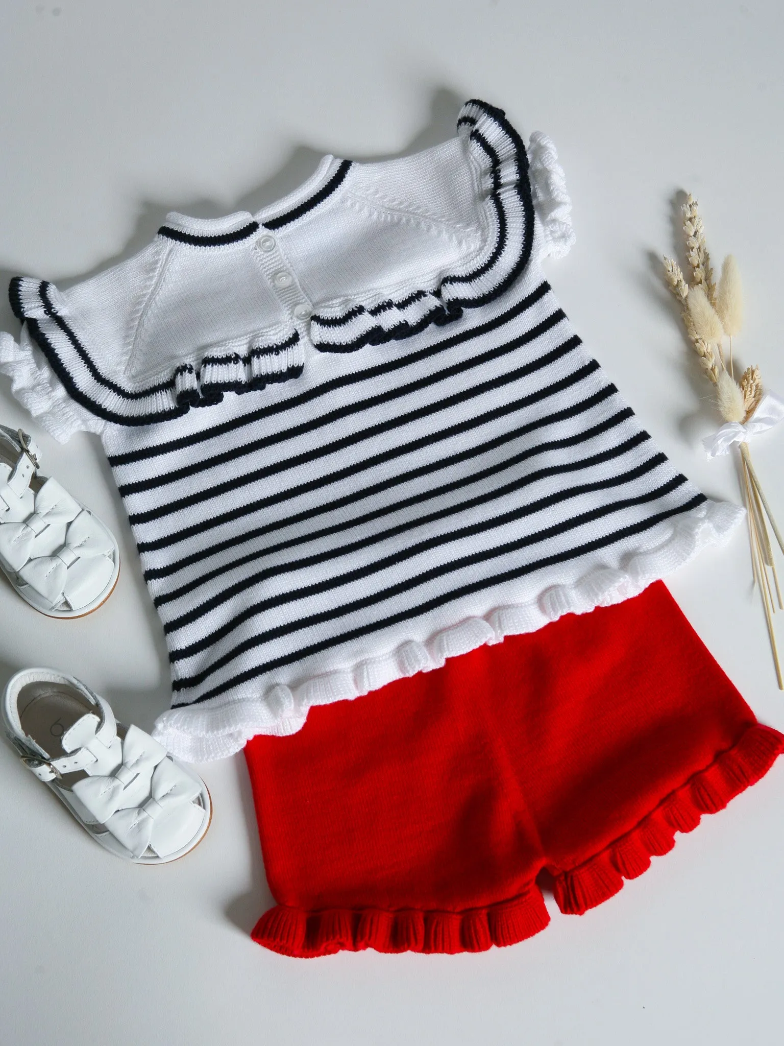 Granlei nautical frill short set