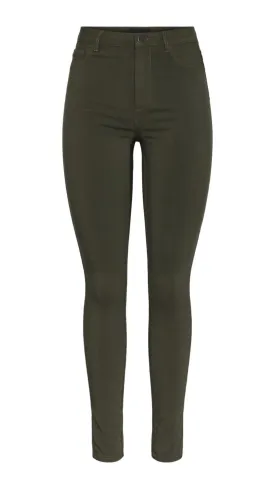 Highskin Jeggings- Khaki