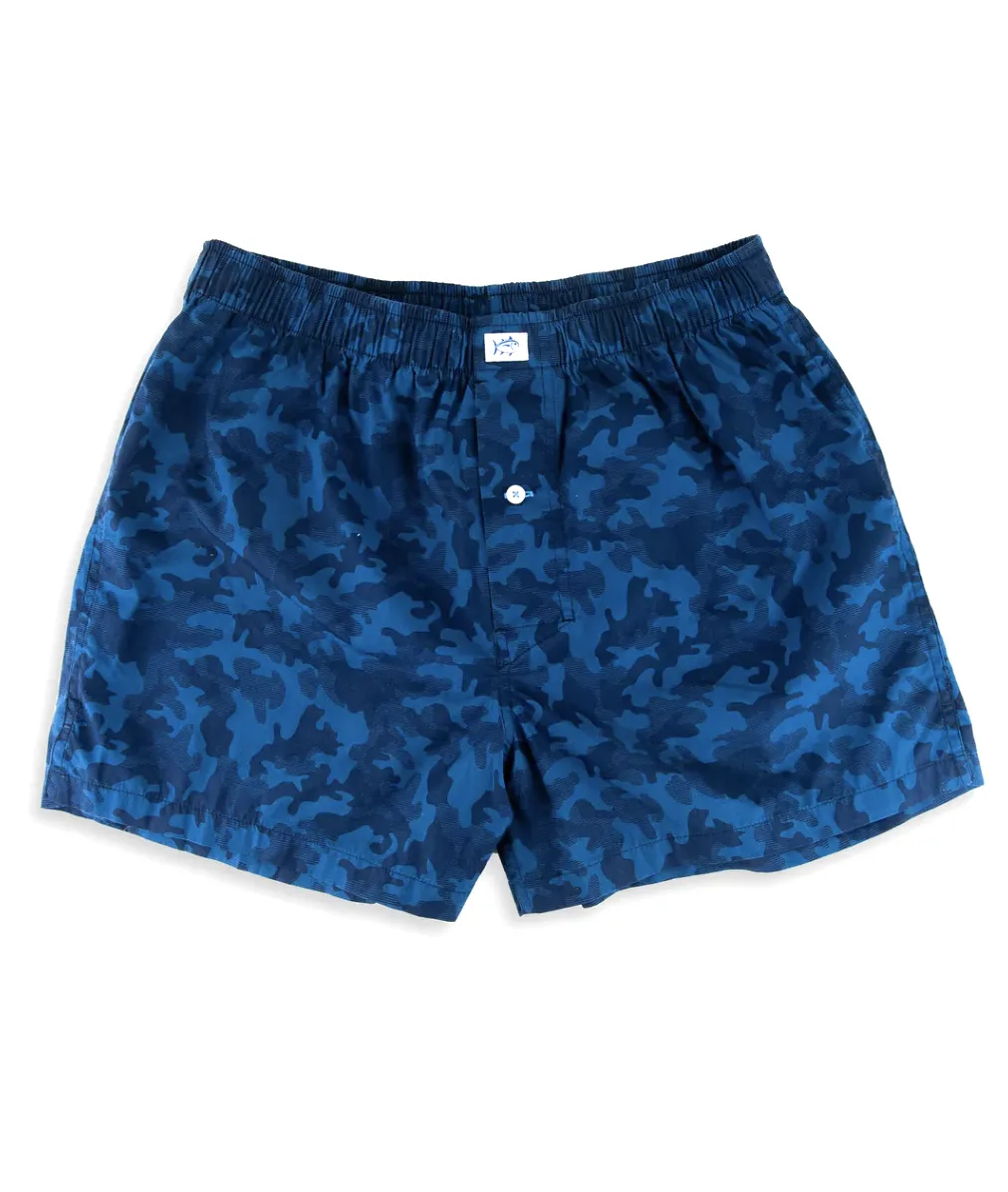 I See You Over Deer Boxer True Navy