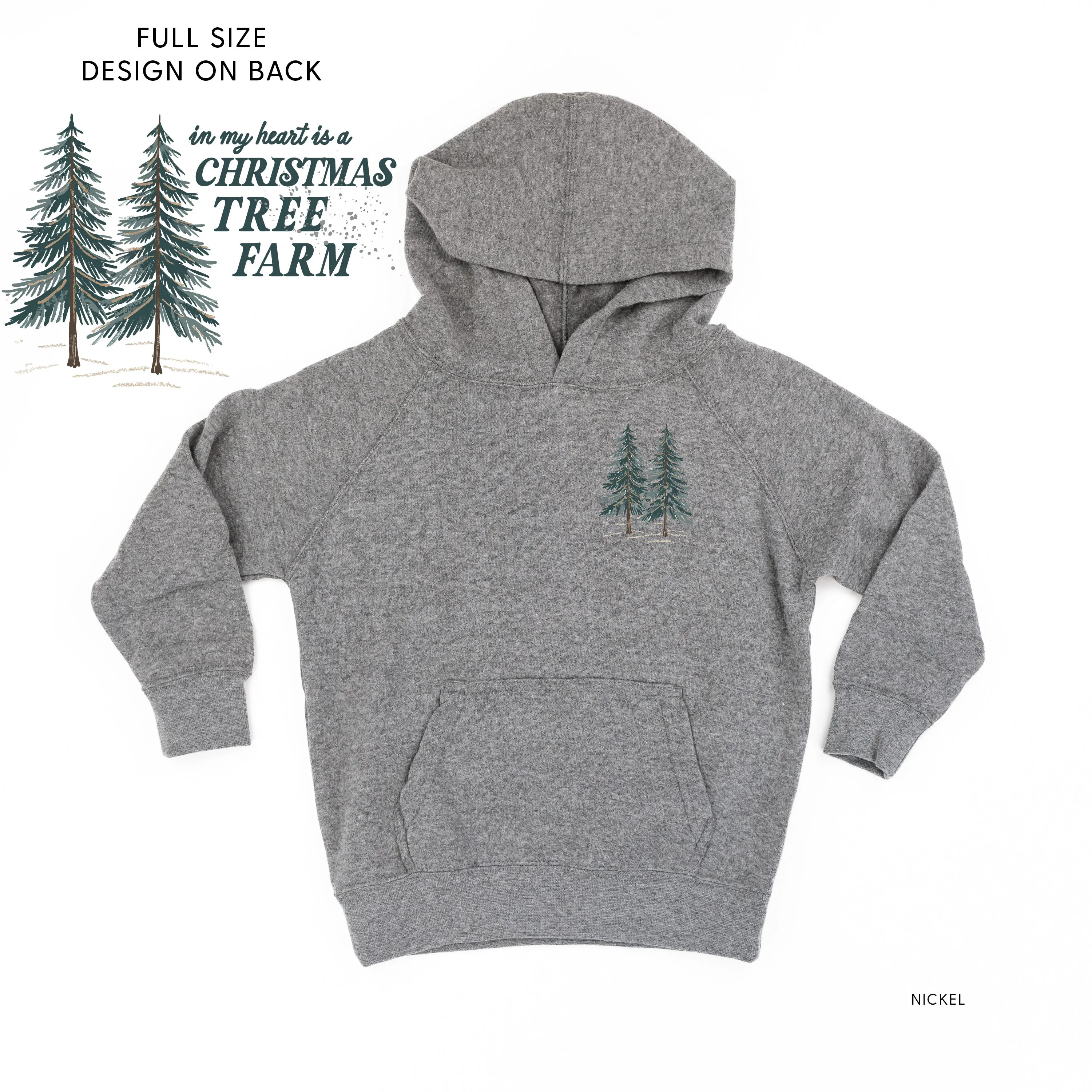 In My Heart Is A Christmas Tree Farm (pf&b) - Child HOODIE