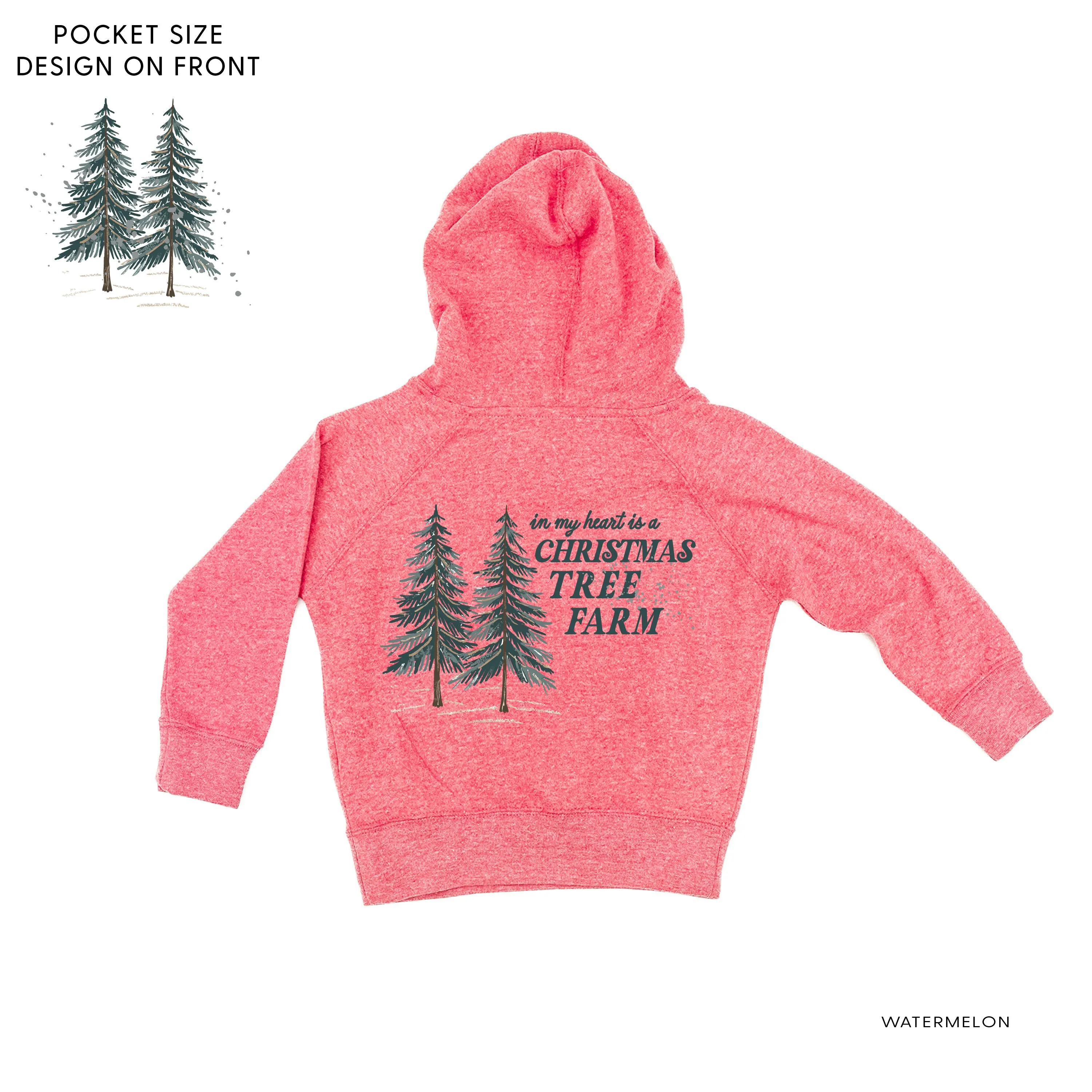 In My Heart Is A Christmas Tree Farm (pf&b) - Child HOODIE