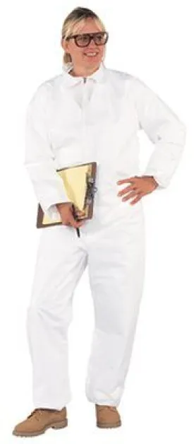 Kleenguard* A20 Breathable Particle Protection Coveralls Zipper Front White Extra Large