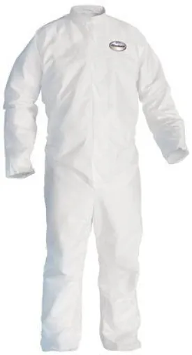 Kleenguard* A30 Breathable Splash And Particle Protection Coveralls Front Zipper With 1 Inch  Flap White 3Xl