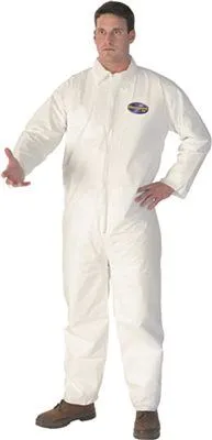 Kleenguard* A40 Liquid And Particle Protection Coveralls Zipper Front White X-Large