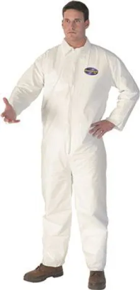 Kleenguard* A40 Liquid And Particle Protection Coveralls Zipper Front White X-Large