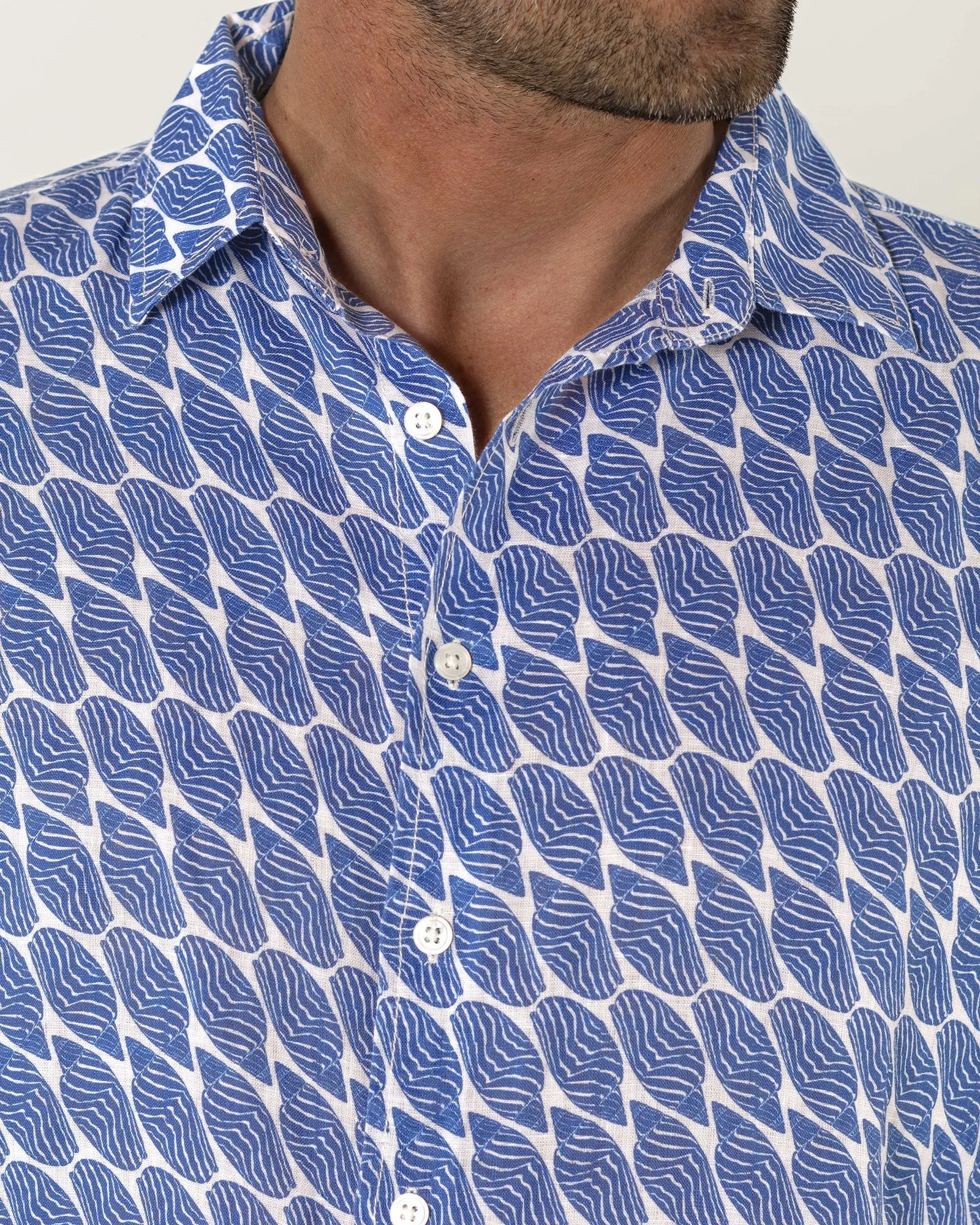Linen Shirt STRIPED SHELL