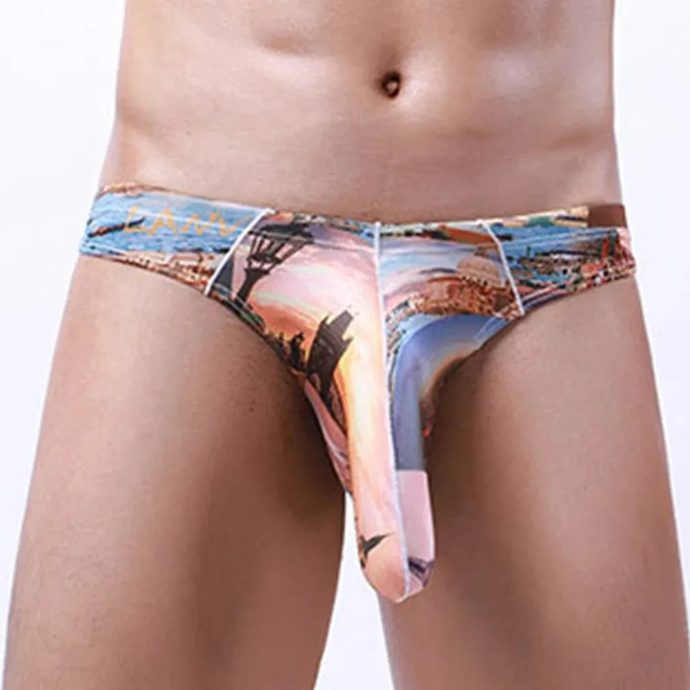 Men Elephant Nose G-String Briefs
