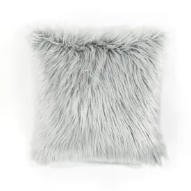 Mongolian Luca Soft Faux Fur Decorative Pillow Cover