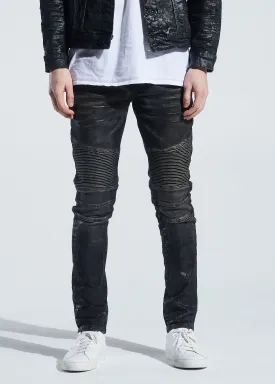 Morant Biker Denim (Waxed Black)