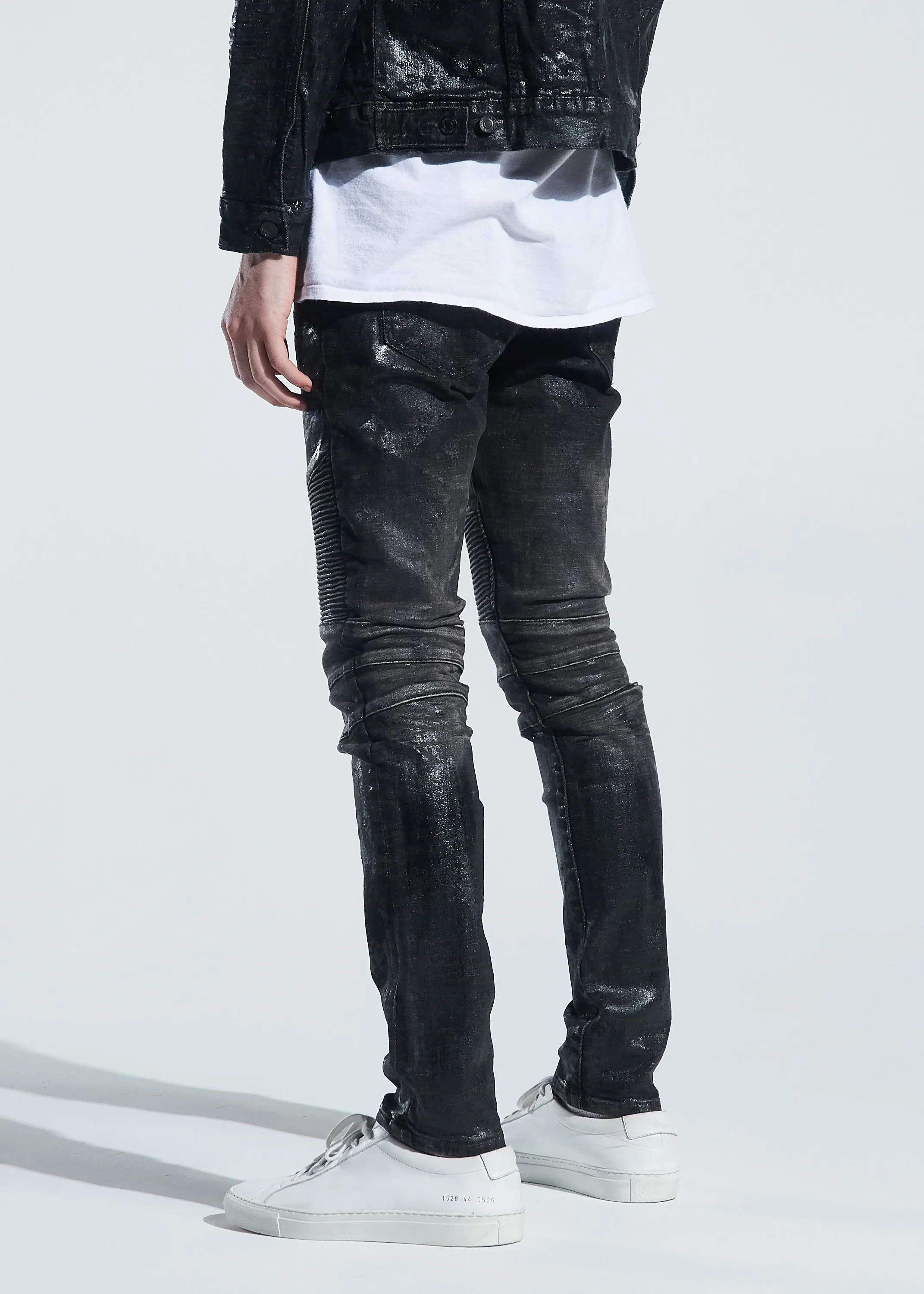Morant Biker Denim (Waxed Black)