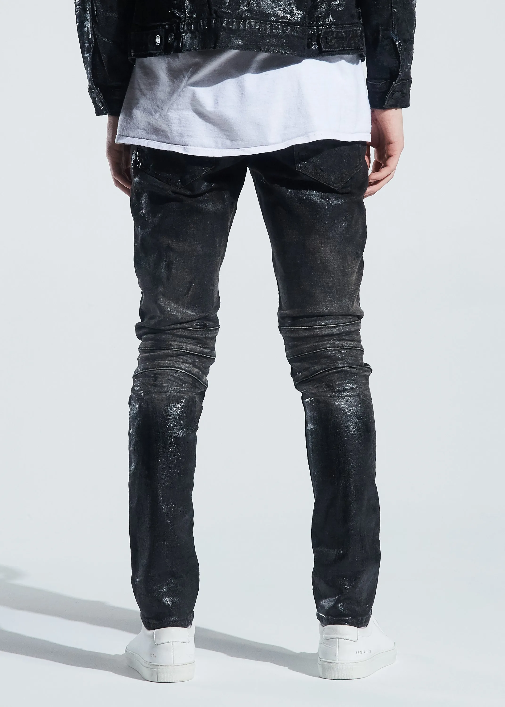 Morant Biker Denim (Waxed Black)