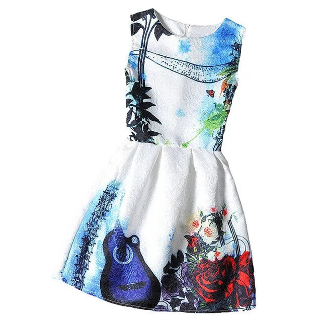 Mother Daughter Dresses Clothes Mom and Daughter Dress Family Matching Outfits Family Clothing Butterfly Print Summer Dress