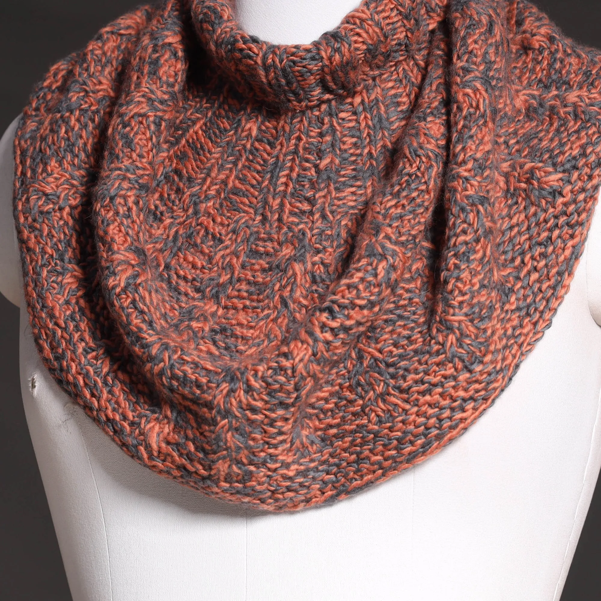 Multicolor - Kullu Karishma Handwoven Pure Merino Wool Neck Warmer